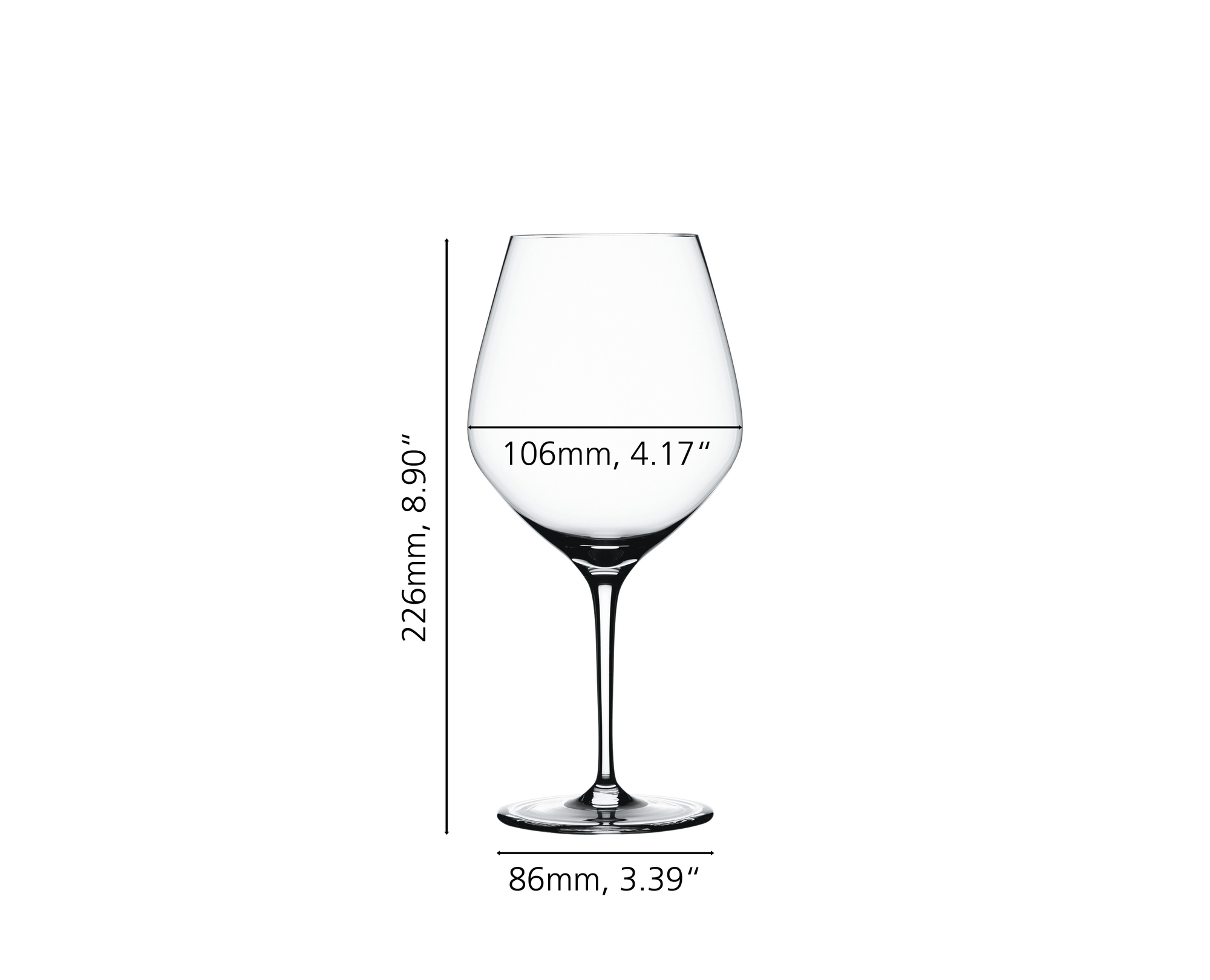 SPIEGELAU Authentis Pro Burgundy Glass