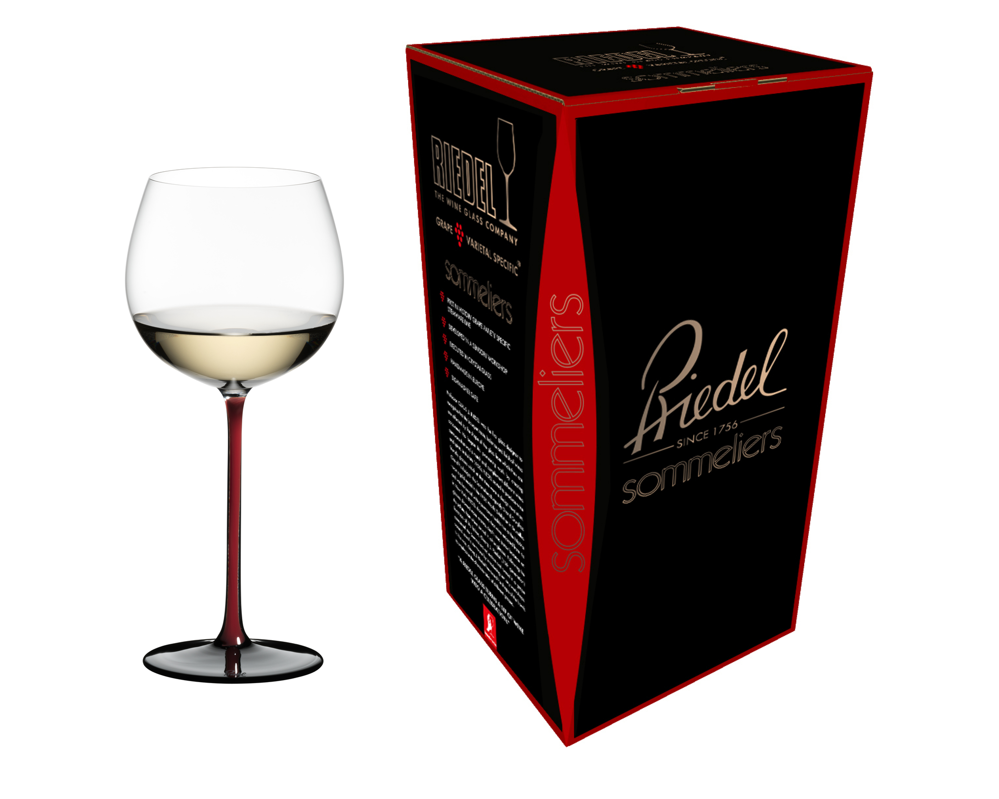 RIEDEL Black Series Collector's Edition Montrachet - Rot - Schwarz