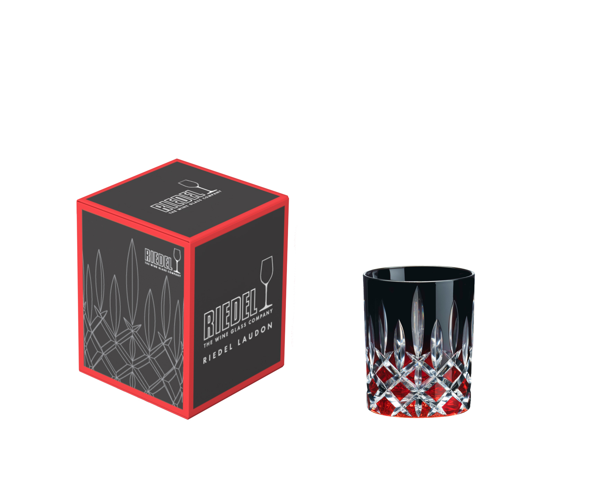 RIEDEL Laudon Tumbler - Black / Red