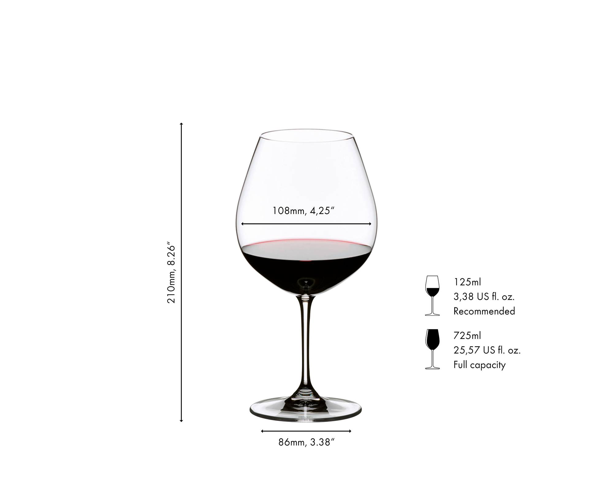 RIEDEL Vinum Pinot Noir (Burgunder Rot)