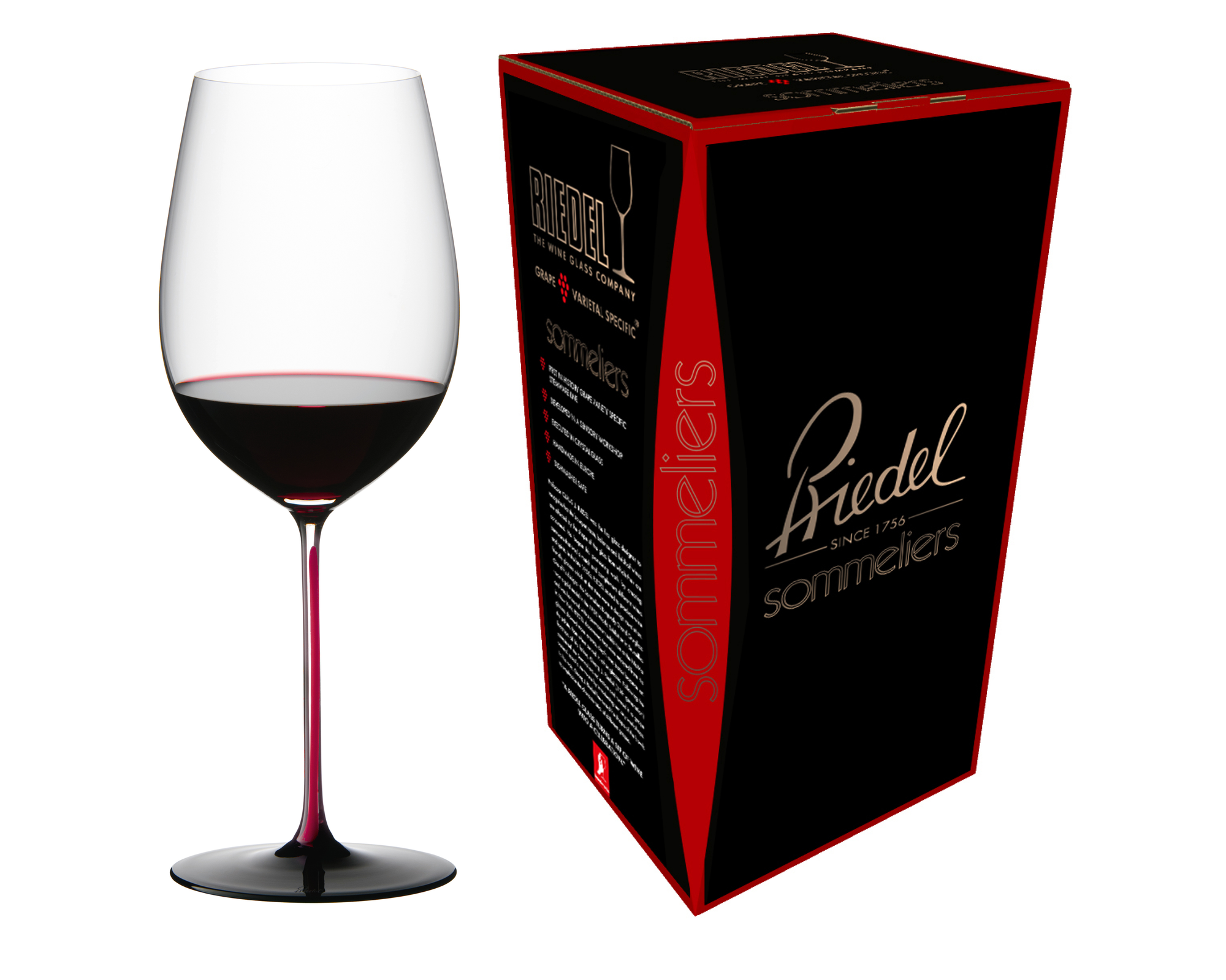 RIEDEL Black Series Collector's Edition Bordeaux Grand Cru - Rot - Schwarz