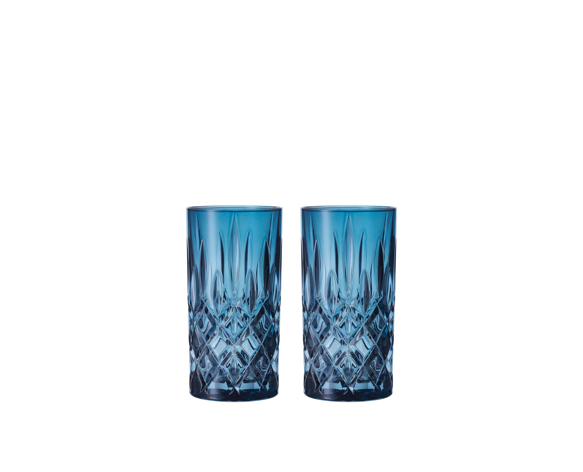 NACHTMANN Noblesse Long Drink Glass - Vintage Blue