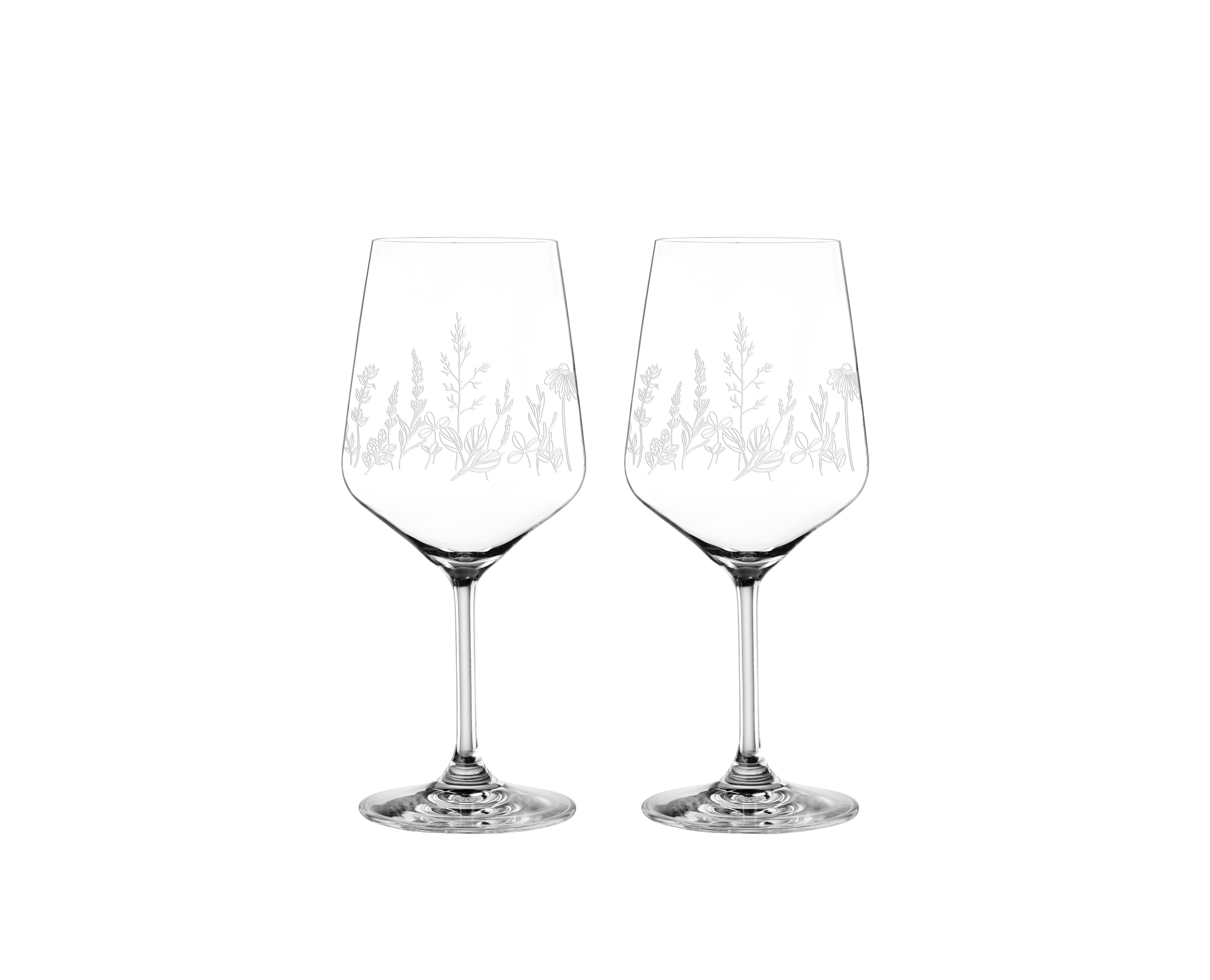 NACHTMANN Tattoo Wine/Spritz Glass - Botanical White