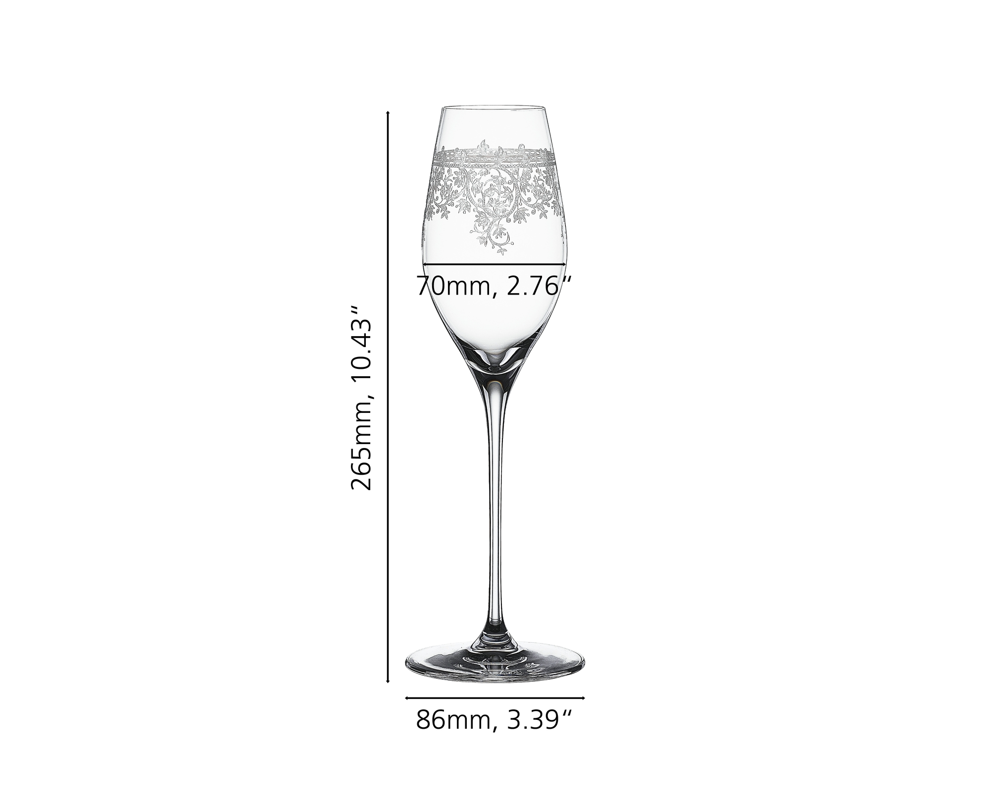 SPIEGELAU Arabesque Pro Champagne Glass