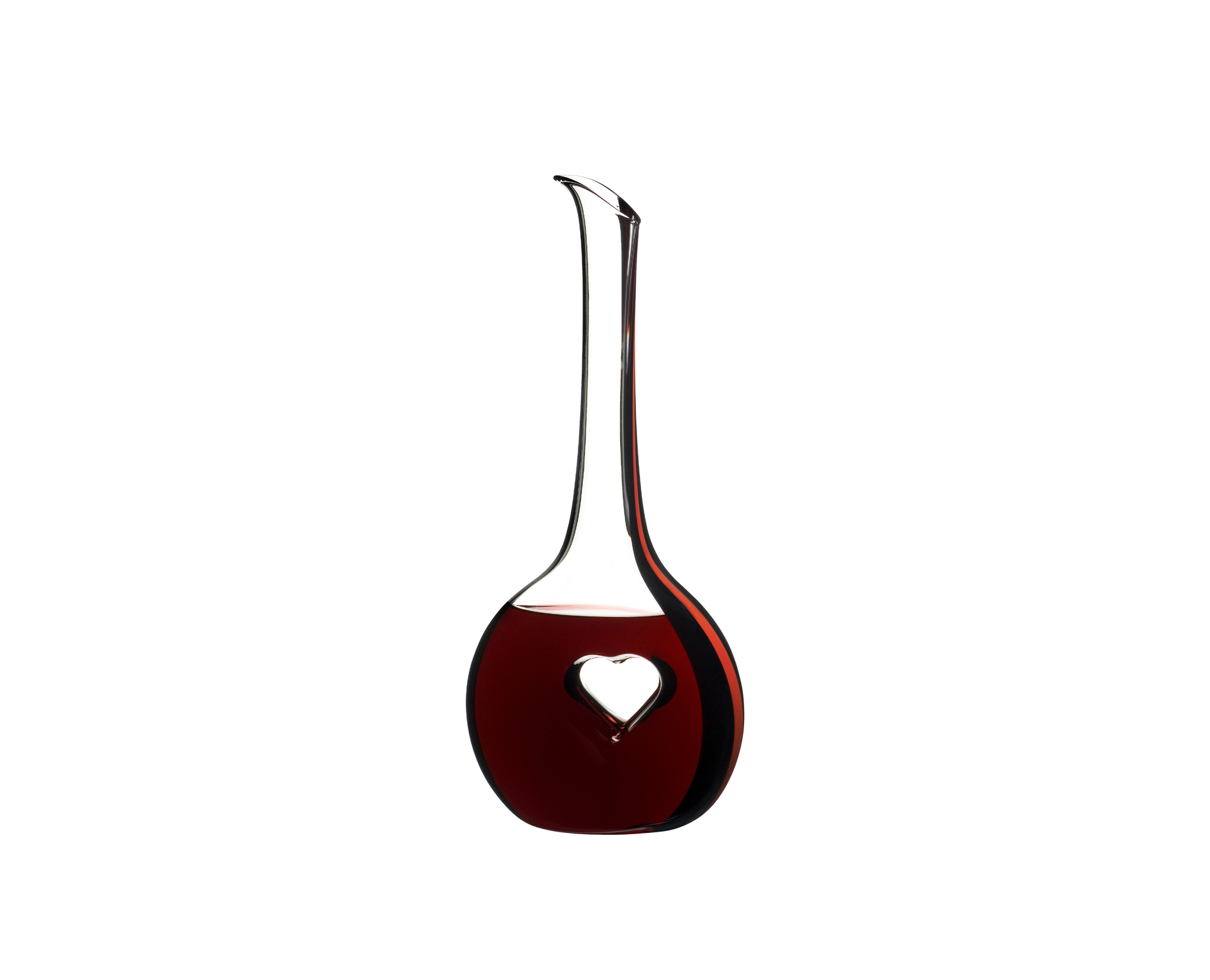 RIEDEL Black Tie Bliss Decanter - Black / Red