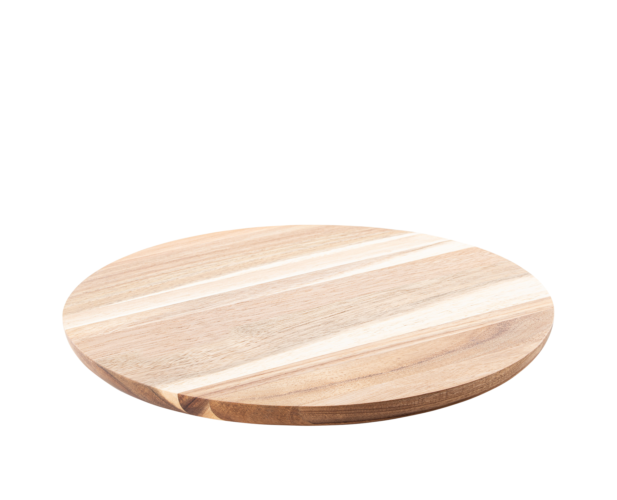 NACHTMANN Masterpiece Servierbrett aus Holz - Grau mit braunem Rand