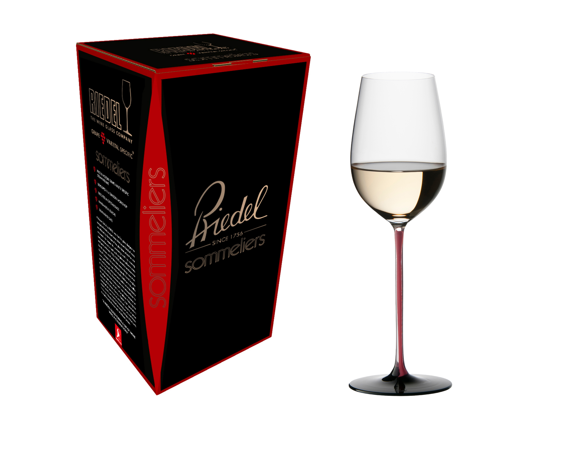 RIEDEL Black Series Collector's Edition Riesling Grand Cru - Red / Black