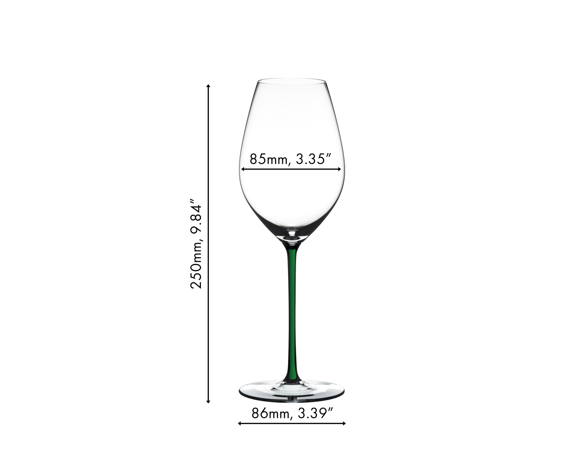 RIEDEL Fatto A Mano by RIEDEL Champagne Wine Glass - Green | Green
