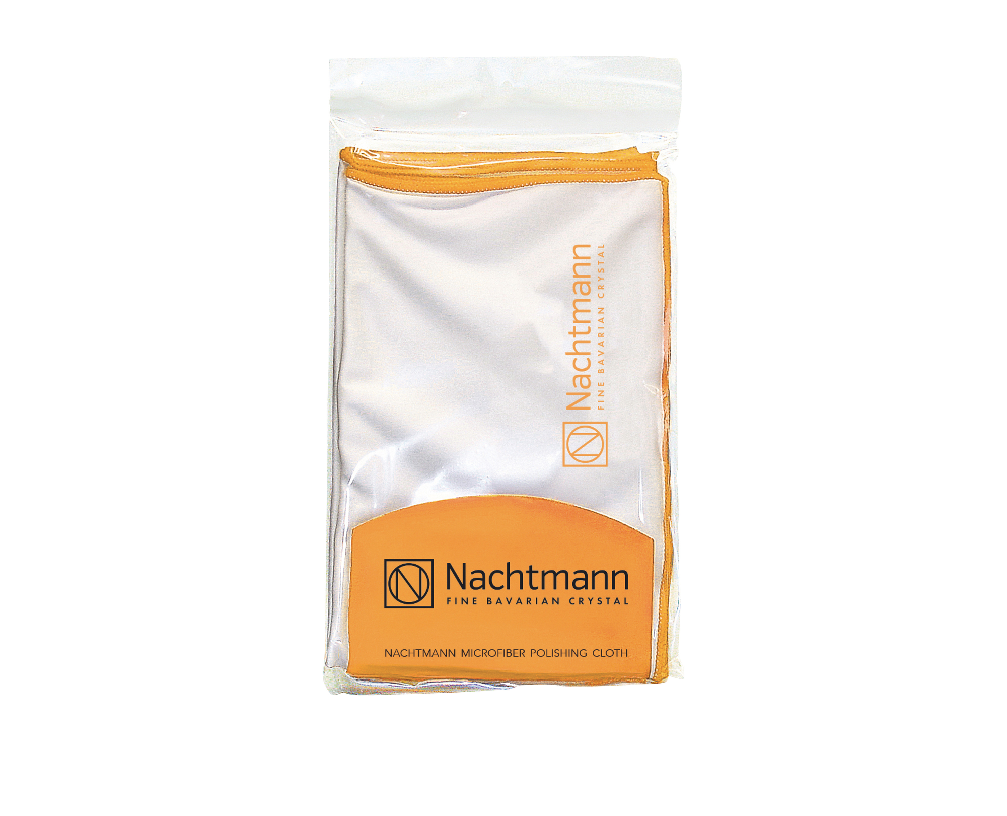 NACHTMANN Microfiber Polishing Cloth - White / Orange