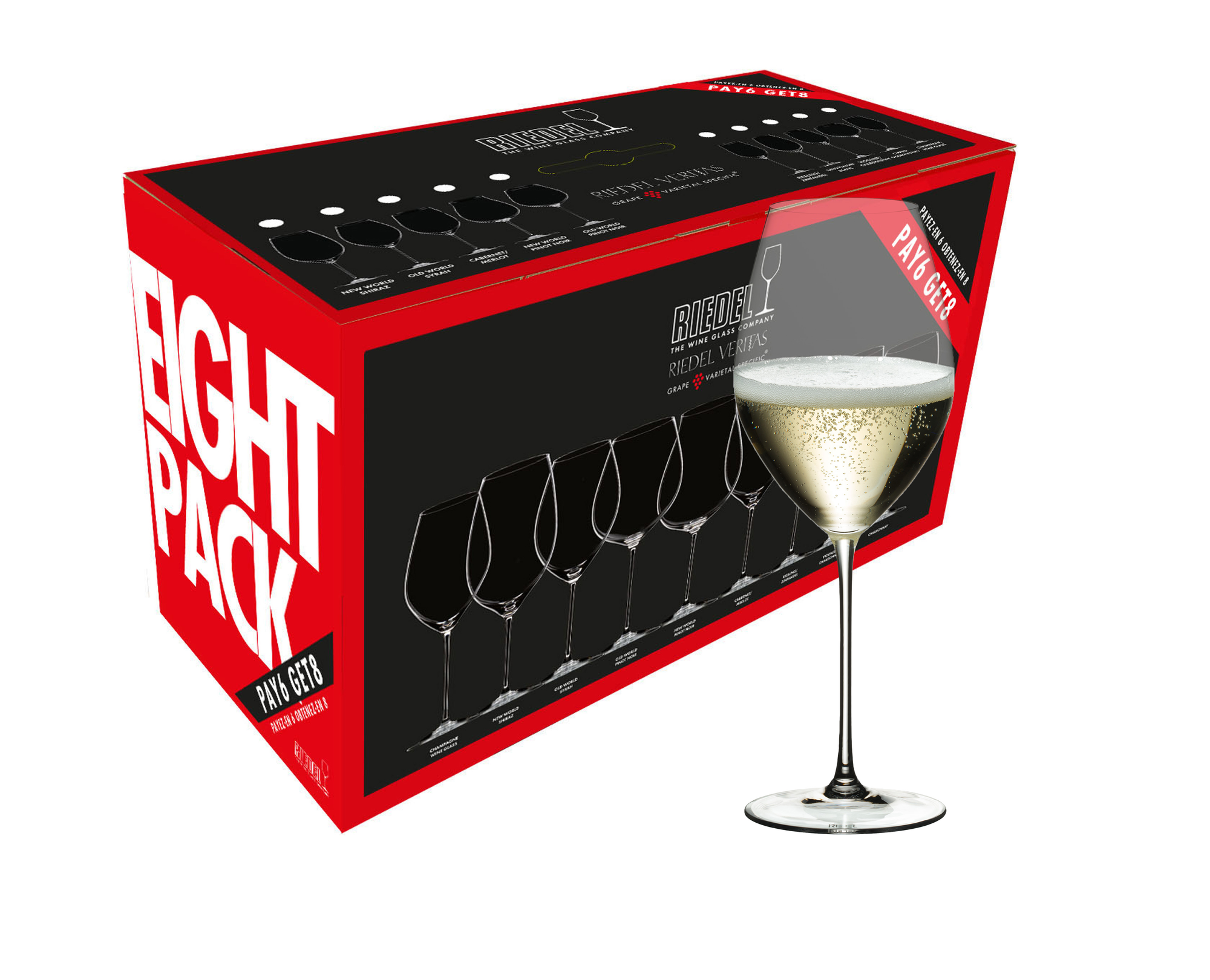 RIEDEL Veritas Champagner Weinglas